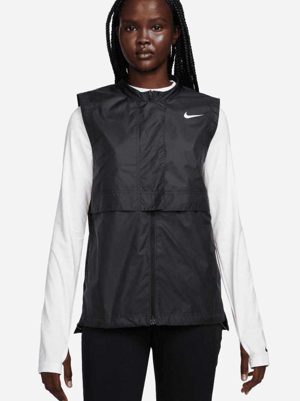 NWT Nike Women’s SZ LARGE Tour Water Repel Golf Vest Full-Zip DX6085-010 $100